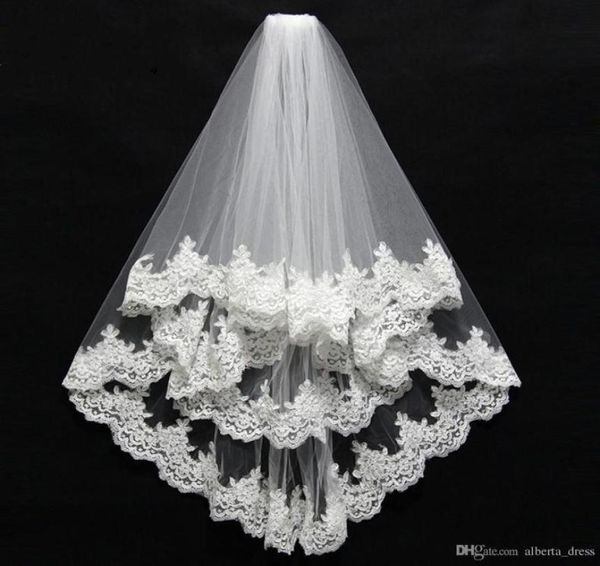 short bridal veils three layers with comb lace applique edge wedding veil voile de mariee head accessories in stock43439754207415, Black
short bridal veils three layers with comb lace applique edge wedding veil voile de mariee head accessories in stock43439754207415, Black