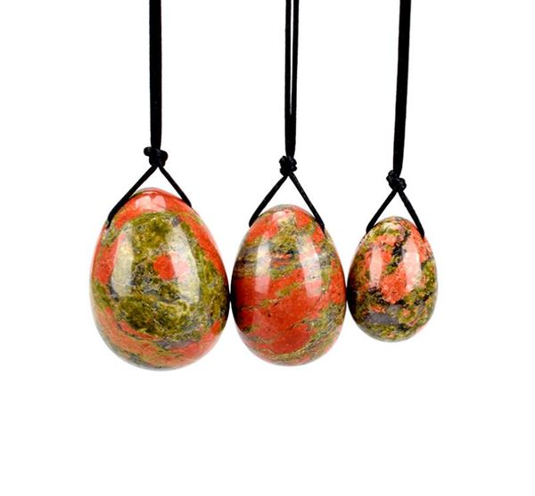egg massager natural unakite stone drilled jade eggs carved wa ball for women exercise5381639
egg massager natural unakite stone drilled jade eggs carved wa ball for women exercise5381639