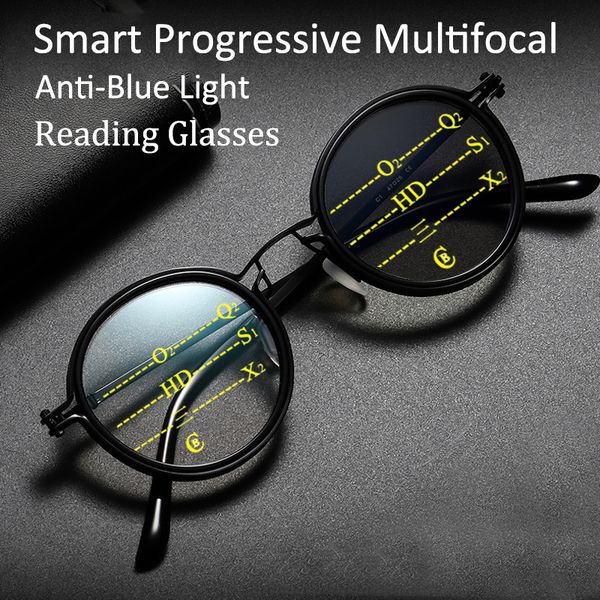 reading glasses retro progressive multifocal reading glasses men women anti blue light no screws hyperopia eyeglasses metal round frme 1.0 -
reading glasses retro progressive multifocal reading glasses men women anti blue light no screws hyperopia eyeglasses metal round frme 1.0 -