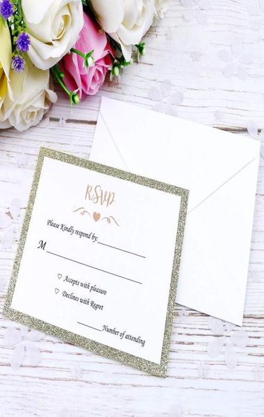 elegant rsvp cards champagne gold glitter paper substrate with printing words ivory envelopes use with invitations cards together1198763, Black
elegant rsvp cards champagne gold glitter paper substrate with printing words ivory envelopes use with invitations cards together1198763, Black