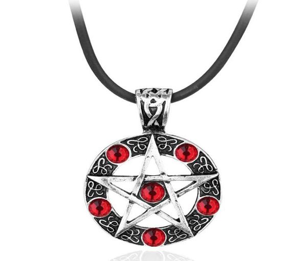 pendant necklaces supernatural series pentagram necklace with rope chain dean winchester star silver plated red crystal jewelry9088266
pendant necklaces supernatural series pentagram necklace with rope chain dean winchester star silver plated red crystal jewelry9088266