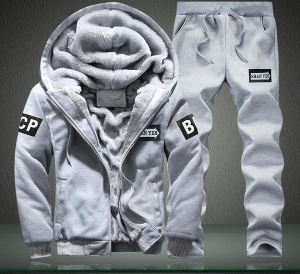 winter inner fleece hoodies men casual hooded warm sweatshirts male thicken tracksuit 2pc jacketpant men moleton masculino7486643, Gray
winter inner fleece hoodies men casual hooded warm sweatshirts male thicken tracksuit 2pc jacketpant men moleton masculino7486643, Gray
