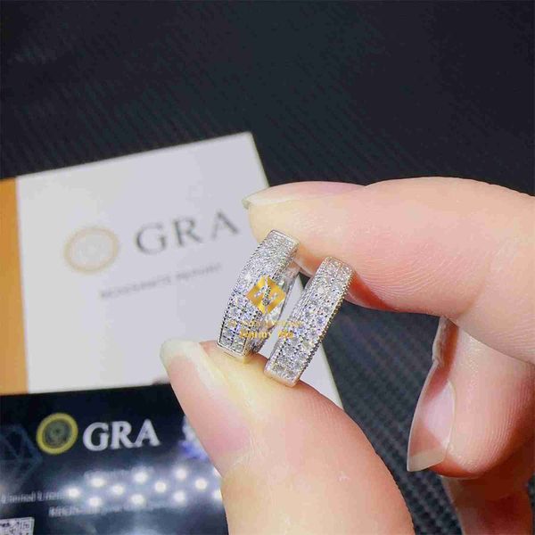 new design wholesale price iced out man 925 silver hip hop earrings vvs1 moissanite huggie earrings, Golden
new design wholesale price iced out man 925 silver hip hop earrings vvs1 moissanite huggie earrings, Golden