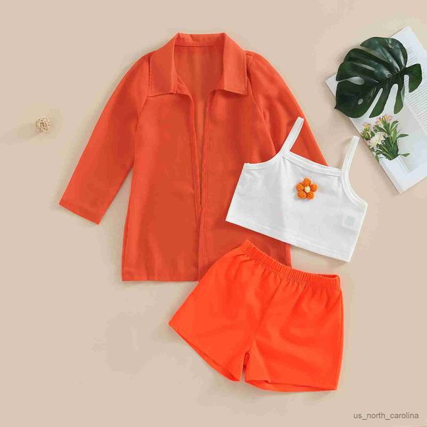 jackets kids infant baby girls summer outfit flower sleeveless camisole elastic casual shorts chiffon long sleeve shirt jacket set 3-7t r230, Blue;gray
jackets kids infant baby girls summer outfit flower sleeveless camisole elastic casual shorts chiffon long sleeve shirt jacket set 3-7t r230, Blue;gray
