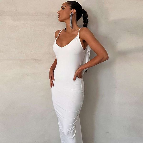 womens clothing wholesale spring style pure color halter backless slim fit pleated long dress, Black;gray
womens clothing wholesale spring style pure color halter backless slim fit pleated long dress, Black;gray