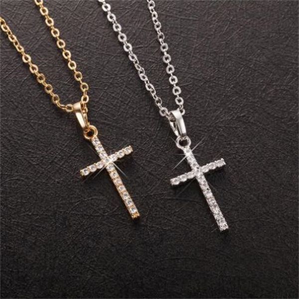 female cross pendants dropshipping gold black color crystal jesus cross pendant necklace jewelry for men/women gc2233, Silver
female cross pendants dropshipping gold black color crystal jesus cross pendant necklace jewelry for men/women gc2233, Silver