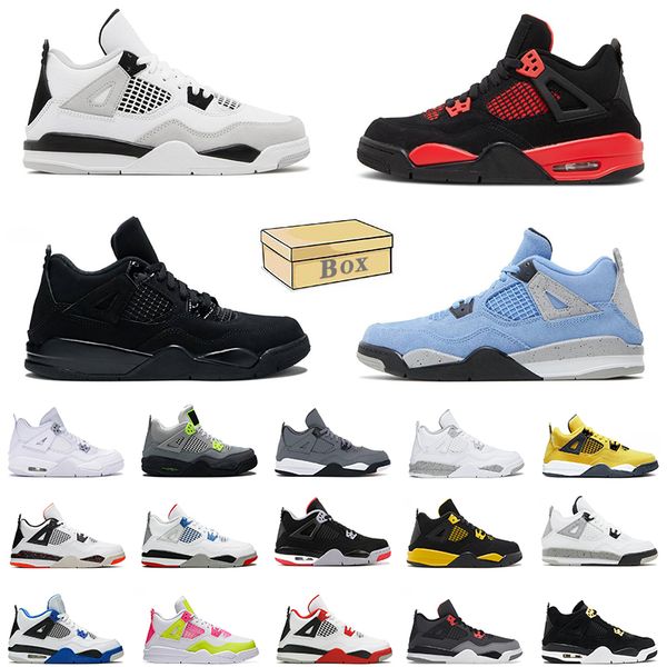 new kids shoes 4s jumpman 4 baskteball kid shoe platform bred military black cat fire red thunder university blue trainers j4s children boys
new kids shoes 4s jumpman 4 baskteball kid shoe platform bred military black cat fire red thunder university blue trainers j4s children boys