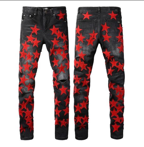 2021 mens designer jeans distressed ripped biker slim fit motorcycle denim for men s fashion jean mans pants pour hommes 8674011043, Blue
2021 mens designer jeans distressed ripped biker slim fit motorcycle denim for men s fashion jean mans pants pour hommes 8674011043, Blue