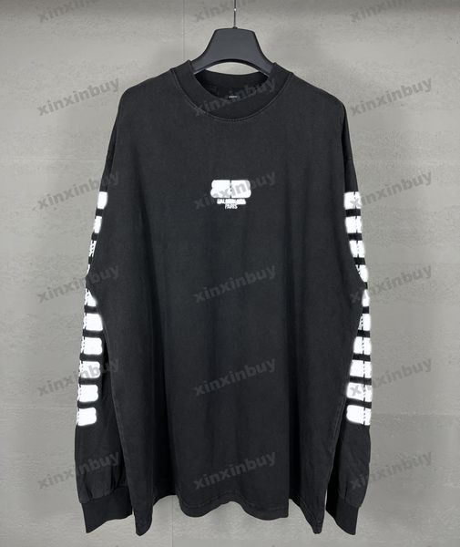 xinxinbuy men designer tee t shirt 23ss paris destroyed double letter embroidery short sleeve cotton women black xs-l, Black;brown
xinxinbuy men designer tee t shirt 23ss paris destroyed double letter embroidery short sleeve cotton women black xs-l, Black;brown