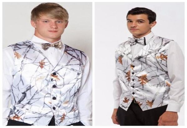 white satin real tree camo men vests with bow camouflage groom groomsman vest custom made formal wedding wear for man4617692, Black
white satin real tree camo men vests with bow camouflage groom groomsman vest custom made formal wedding wear for man4617692, Black