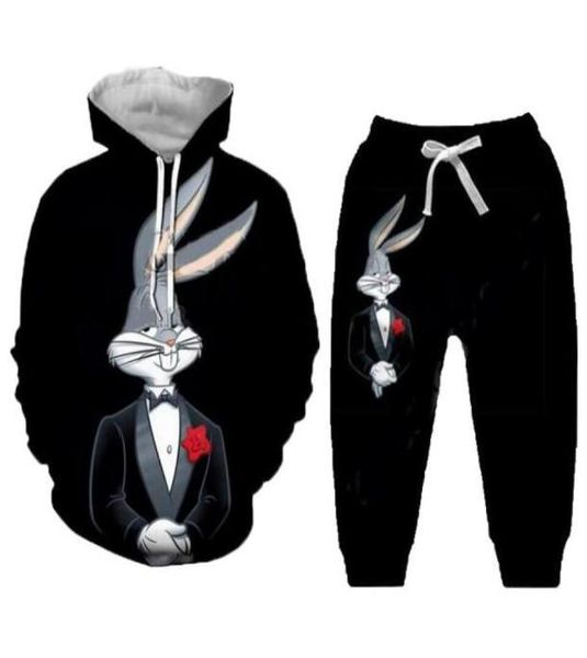 new menwomens bugs bunny funny 3d print fashion tracksuits crewneck hip hop sweatshirt and pants 2 pcs set hoodies tz114087247, Gray
new menwomens bugs bunny funny 3d print fashion tracksuits crewneck hip hop sweatshirt and pants 2 pcs set hoodies tz114087247, Gray