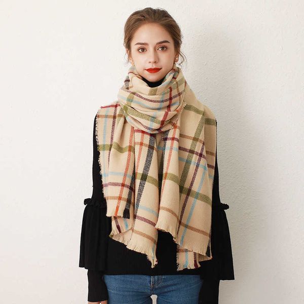 b urbbery wool winter and autumn sarves online store family multicolor line checker scarf new imitation cashmere women's, Blue;gray
b urbbery wool winter and autumn sarves online store family multicolor line checker scarf new imitation cashmere women's, Blue;gray