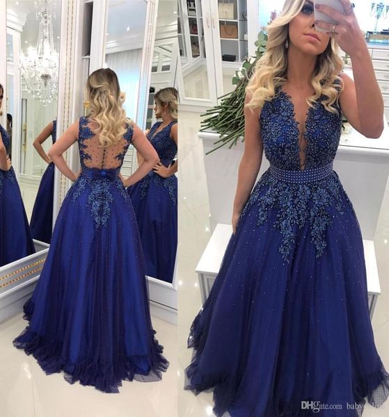 navy blue evening dresses sheer deep v neck lace appliqued beaded pearls tulle prom dress illusion back formal gowns8324780, Black;red
navy blue evening dresses sheer deep v neck lace appliqued beaded pearls tulle prom dress illusion back formal gowns8324780, Black;red