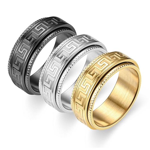 personalized simple titanium steel rings decompression ring fashion couple ring jewelry gift, Silver
personalized simple titanium steel rings decompression ring fashion couple ring jewelry gift, Silver