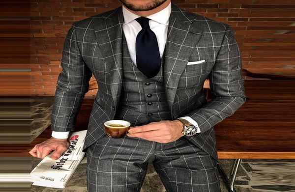 men blazer slim fit spring autumn gray plaid pocket suit jacket casual fashion mens clothing 2203105922640, White;black
men blazer slim fit spring autumn gray plaid pocket suit jacket casual fashion mens clothing 2203105922640, White;black