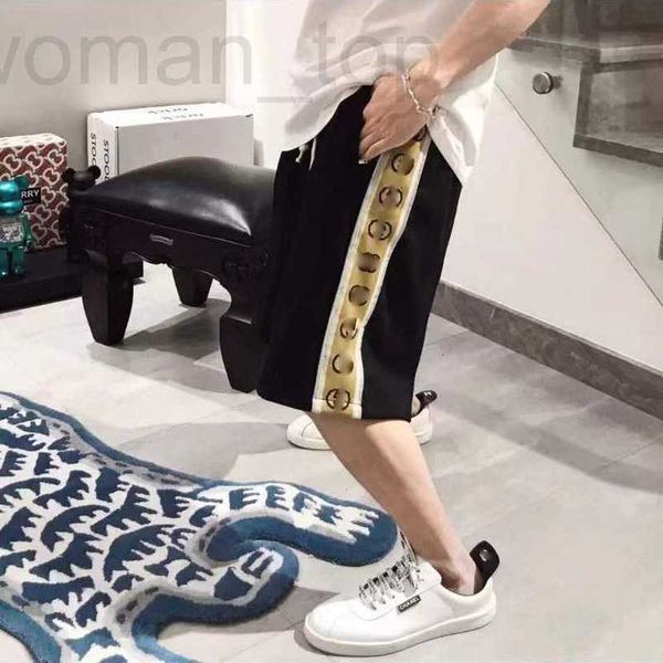 men's pants designer g fashion brand side reflective webbing loose shorts capris 22 spring and summer versatile men's women's, Black
men's pants designer g fashion brand side reflective webbing loose shorts capris 22 spring and summer versatile men's women's, Black
