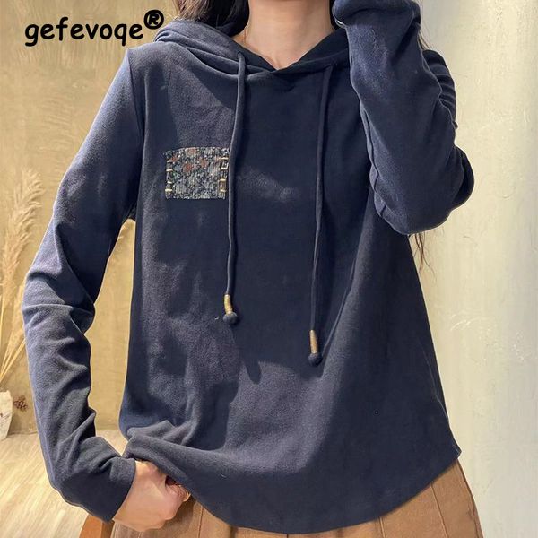 women's hoodies sweatshirts vintage floral print patch long sleeve hooded sweatshirt spring autumn casual loose comfortable pullover cl, Black
women's hoodies sweatshirts vintage floral print patch long sleeve hooded sweatshirt spring autumn casual loose comfortable pullover cl, Black