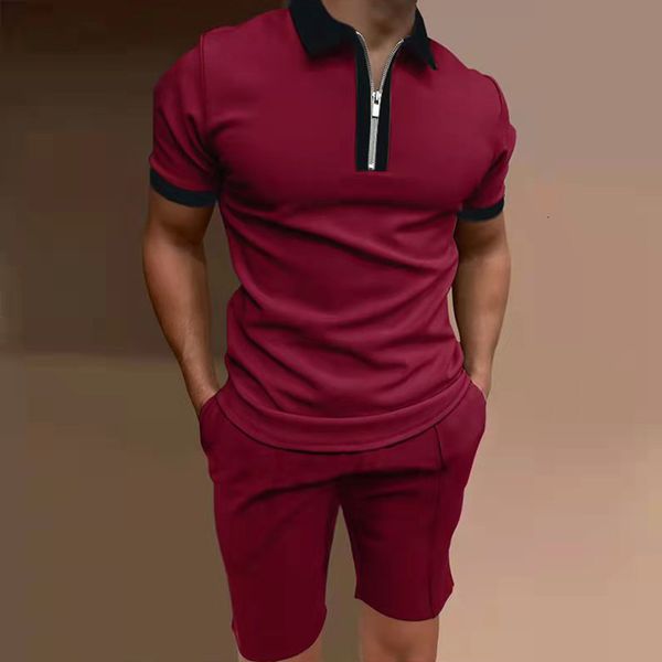 men's polos men's tracksuit polo shirt suit casual streetwear patchwork zipper short sleeve polo shirt shorts breathable 2 piece s, White;black
men's polos men's tracksuit polo shirt suit casual streetwear patchwork zipper short sleeve polo shirt shorts breathable 2 piece s, White;black