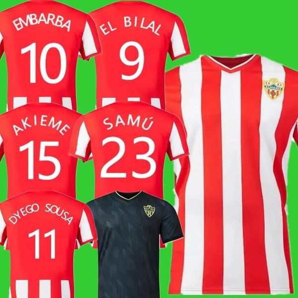 23 24 ud almeria soccer jerseys 2023 2024 ramazani dyego sousa akieme chumi home away football shirts men uniforms, Black;yellow
23 24 ud almeria soccer jerseys 2023 2024 ramazani dyego sousa akieme chumi home away football shirts men uniforms, Black;yellow