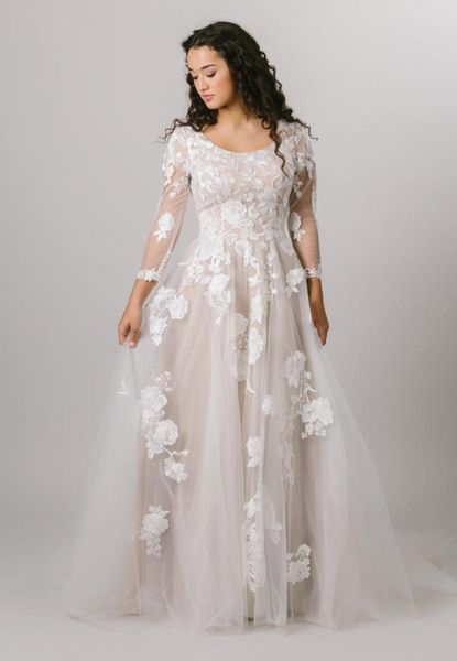2022 new ivory blushing pink modest wedding dresses gowns with long sleeves scoop neck buttons back aline women formal sleeved br1582715, White
2022 new ivory blushing pink modest wedding dresses gowns with long sleeves scoop neck buttons back aline women formal sleeved br1582715, White