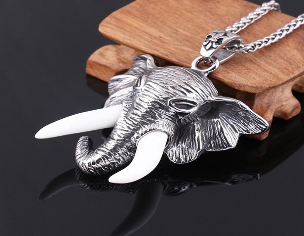 silver men jewelry stainless steel charm pendants chain elephant head animal necklace for menwomen mp633681719
silver men jewelry stainless steel charm pendants chain elephant head animal necklace for menwomen mp633681719