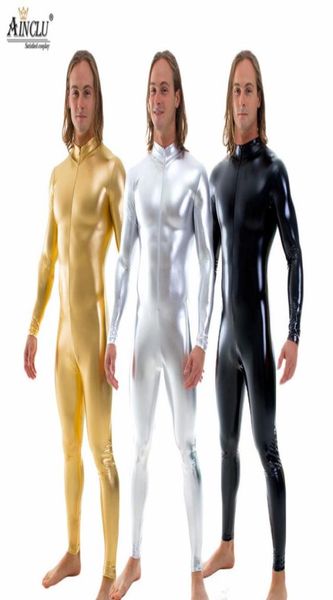 ainclu mens black shiny catsuit stretch front zipper zentai jumpsuit muscle leotards mens stage performance costumes bodysuits8670496
ainclu mens black shiny catsuit stretch front zipper zentai jumpsuit muscle leotards mens stage performance costumes bodysuits8670496
