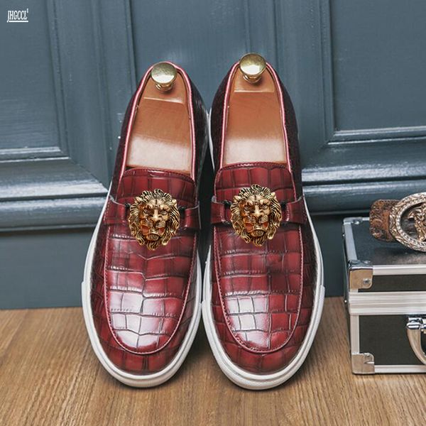 new stone print sneakers crocodile print men's casual shoes cover feet fringe board shoes english flat slip-on lazy loafers a1, Black
new stone print sneakers crocodile print men's casual shoes cover feet fringe board shoes english flat slip-on lazy loafers a1, Black