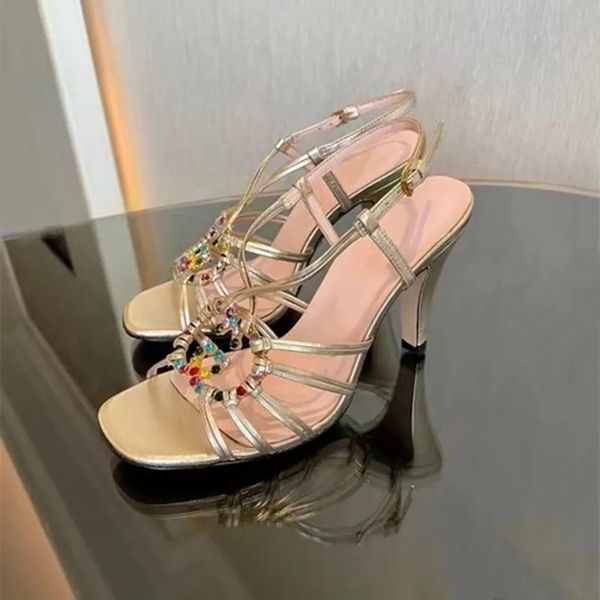 new summer hollow mesh women's sandals genuine leather square toe runway party diamond fashion stiletto sandals design high heels 9cm 3, Black
new summer hollow mesh women's sandals genuine leather square toe runway party diamond fashion stiletto sandals design high heels 9cm 3, Black