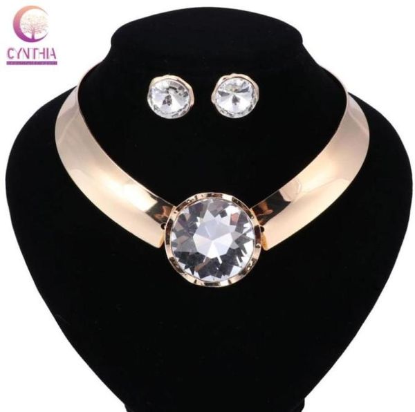 goldplated metallic necklace earrings statement crystal jewelry set for women punk style female party jewelry sets75214909424046, Black
goldplated metallic necklace earrings statement crystal jewelry set for women punk style female party jewelry sets75214909424046, Black