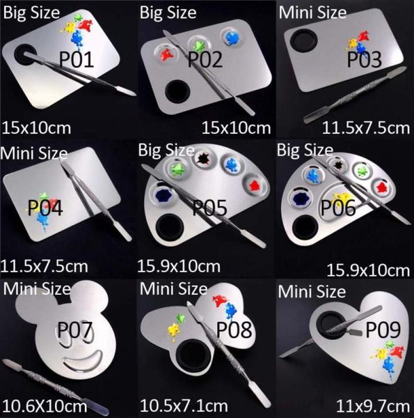 stainless steel paint palette color tray mixing rod spatula set for nail art paint supply school supplies watercolor oil painting 1728103
stainless steel paint palette color tray mixing rod spatula set for nail art paint supply school supplies watercolor oil painting 1728103