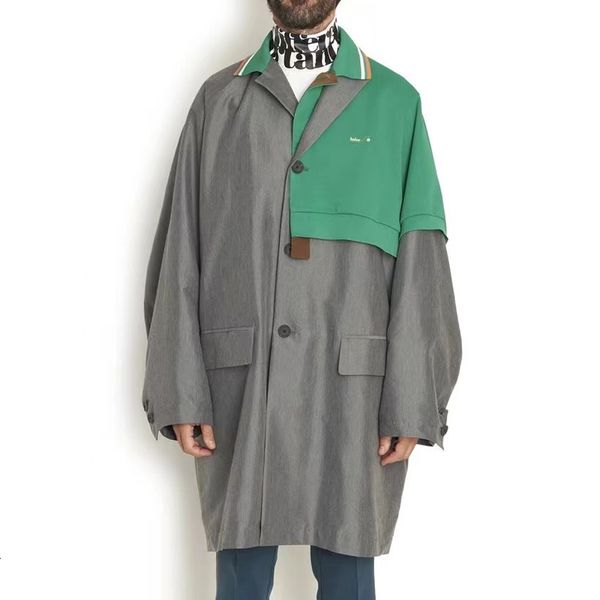 men's trench coats 22aw kolor abe runyi black green twocolor japan polo embroidery patchwork windbreaker coat silhouette navy loose jac, Tan;black
men's trench coats 22aw kolor abe runyi black green twocolor japan polo embroidery patchwork windbreaker coat silhouette navy loose jac, Tan;black