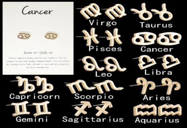 fashion 12 constellation earring classic silver gold zodiac sign stud earrings jewelry with gift card dhl 8575844, Golden;silver
fashion 12 constellation earring classic silver gold zodiac sign stud earrings jewelry with gift card dhl 8575844, Golden;silver