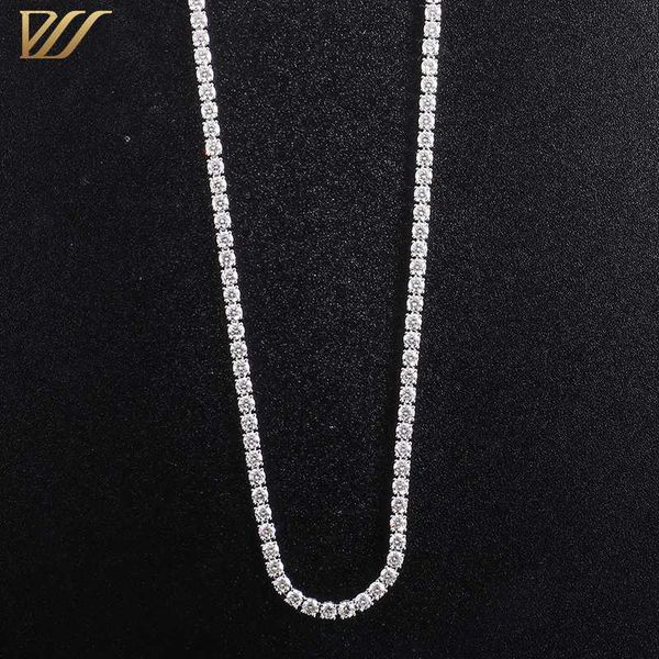 2023 fashion jewelry 22inches def 3mm round moissanite tennis necklace chain in silver/10k/14k prong settings
2023 fashion jewelry 22inches def 3mm round moissanite tennis necklace chain in silver/10k/14k prong settings