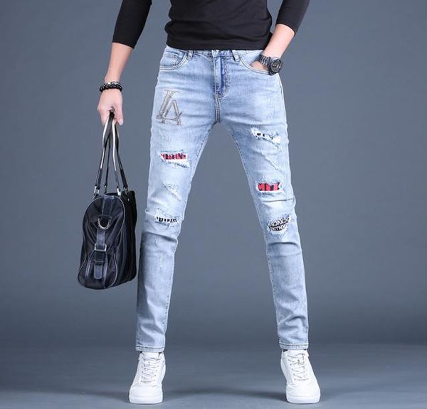 mens 2020 luxury designer clothes jeans for men fashion printed hip hop ripped denim pants true brand skinny biker mens designer j5822235, Blue
mens 2020 luxury designer clothes jeans for men fashion printed hip hop ripped denim pants true brand skinny biker mens designer j5822235, Blue