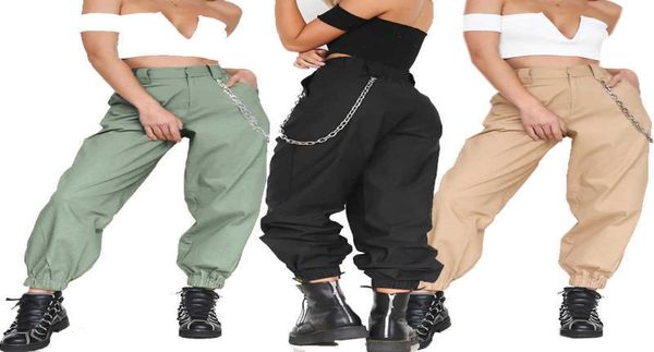 fashion streetwear harem pants for women 2021 high waist loose female hip hop trousers with chains ladies q08016885809, Black;white
fashion streetwear harem pants for women 2021 high waist loose female hip hop trousers with chains ladies q08016885809, Black;white