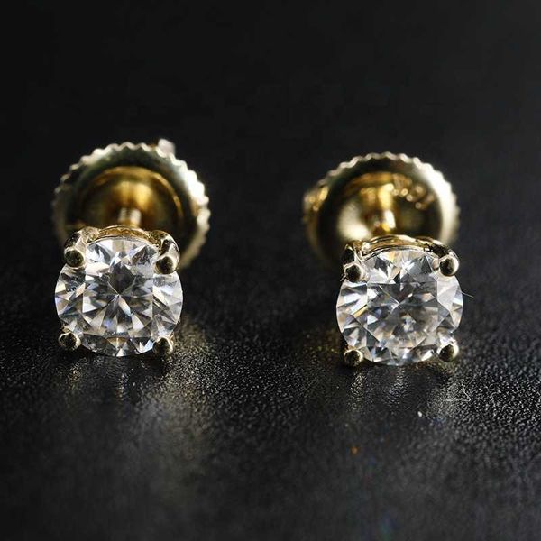 wholesale 0.5ct moissanite diamond gemstone real hip hop jewelry trendy 5mm stud earrings, Golden
wholesale 0.5ct moissanite diamond gemstone real hip hop jewelry trendy 5mm stud earrings, Golden