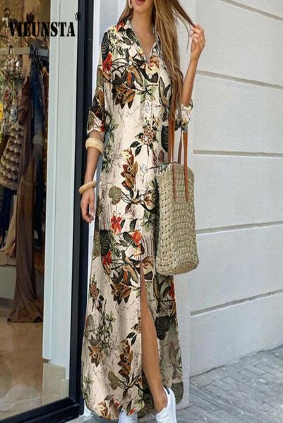 women elegant button down long shirt dress summer chain print lapel neck party dress casual long sleeve maxi beach dress vestido x2030065, Black;gray
women elegant button down long shirt dress summer chain print lapel neck party dress casual long sleeve maxi beach dress vestido x2030065, Black;gray