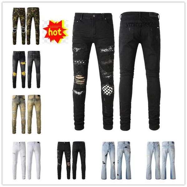 2023 new arrivals amirly mens luxury designer denim purple jeans holes trousers jean coolguy biker pants man clothing #069, Blue
2023 new arrivals amirly mens luxury designer denim purple jeans holes trousers jean coolguy biker pants man clothing #069, Blue