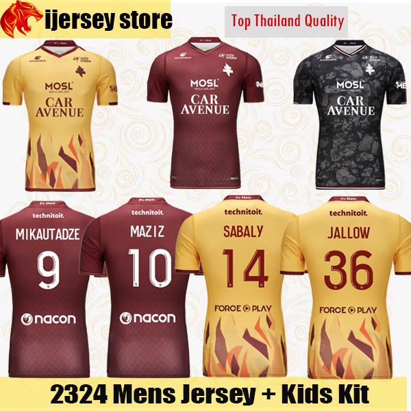 23 24 fc metz soccer jerseys mikautadze 2023 2024 maziz elisor sabaly maillot de foot maiga jallow football shirt diallo tchimbembe lamine m, Black;yellow
23 24 fc metz soccer jerseys mikautadze 2023 2024 maziz elisor sabaly maillot de foot maiga jallow football shirt diallo tchimbembe lamine m, Black;yellow