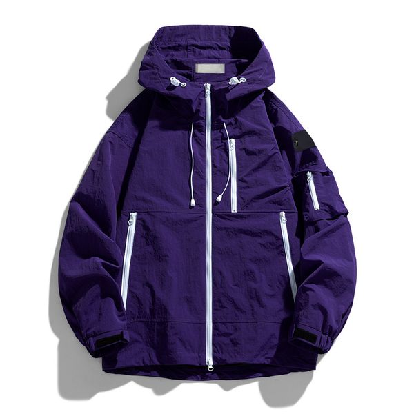 2023 fashion storm jacket men's simple luxury spring and autumn american loose large size waterproof casual hooded jacket outdoor coupl, Black;brown
2023 fashion storm jacket men's simple luxury spring and autumn american loose large size waterproof casual hooded jacket outdoor coupl, Black;brown