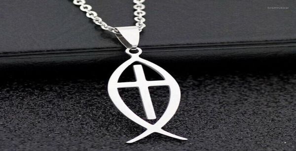 lot 12 pcs fashion cross stainless steel jesus fish pendants necklaces jewelry st03117664603, Silver
lot 12 pcs fashion cross stainless steel jesus fish pendants necklaces jewelry st03117664603, Silver