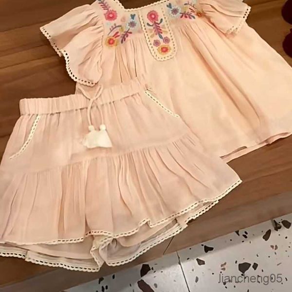 clothing sets 2023 summer children sets t-shirts pullover sleeveless embroidery shorts a-line elastic waist loose cotton sweet lovely cute r, White
clothing sets 2023 summer children sets t-shirts pullover sleeveless embroidery shorts a-line elastic waist loose cotton sweet lovely cute r, White