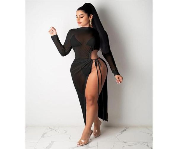 women transparent cover up dress beach tunic long pareos bikini sleeve beachwear bathing suits robe women039s swimwear9097010, White;black
women transparent cover up dress beach tunic long pareos bikini sleeve beachwear bathing suits robe women039s swimwear9097010, White;black