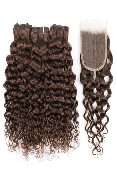 kisshair dark brown hair bundles with 4x4 lace closure color 4 water wave brazilian human hair extension double wefts6713685, Black;brown
kisshair dark brown hair bundles with 4x4 lace closure color 4 water wave brazilian human hair extension double wefts6713685, Black;brown