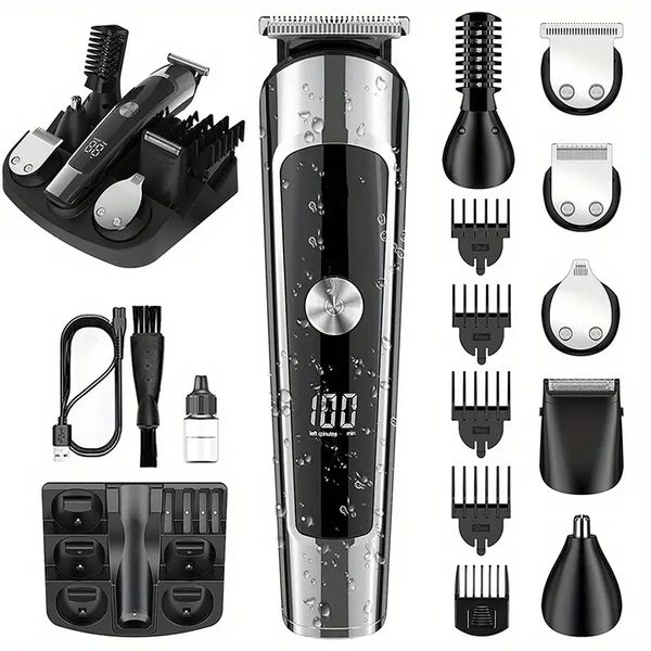 multifunctional electric hair clipper men's 6-in-1 haircut set professional beard trimmer suitable for father's day gift
multifunctional electric hair clipper men's 6-in-1 haircut set professional beard trimmer suitable for father's day gift