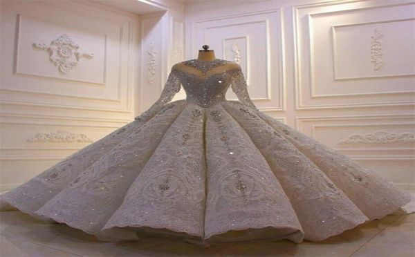 2021 luxury crystal wedding dresses customize vintage ball gown long sleeve lace sequined sparkle vestido de novia2716342, White
2021 luxury crystal wedding dresses customize vintage ball gown long sleeve lace sequined sparkle vestido de novia2716342, White