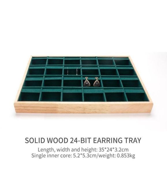 24 grid wedding earring jewelry display trays wooden edged with green card slot for female jewellery ring holder4264243, Pink;blue
24 grid wedding earring jewelry display trays wooden edged with green card slot for female jewellery ring holder4264243, Pink;blue