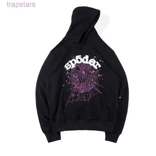 men hoodie designer 55555 sweatshirt bubble print sp5der men's women fabric spider web pullover, Black
men hoodie designer 55555 sweatshirt bubble print sp5der men's women fabric spider web pullover, Black