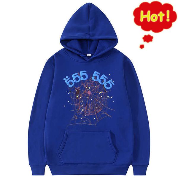 fashion creativity sp5der 555 angel number hoodie men women spider web pattern sweatshirt loose clothingq2q5, Black
fashion creativity sp5der 555 angel number hoodie men women spider web pattern sweatshirt loose clothingq2q5, Black