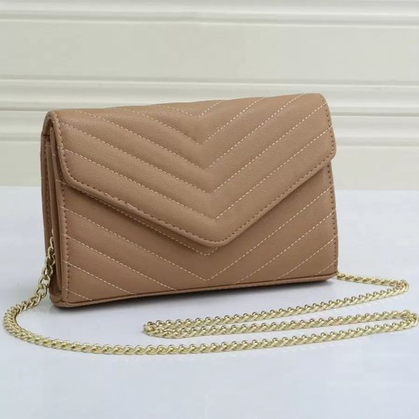 2023 luxury designer classic evening bags wallets gold chain shoulder bag with six colors handbag ladies cross body fashion messenger clutch, Black;red
2023 luxury designer classic evening bags wallets gold chain shoulder bag with six colors handbag ladies cross body fashion messenger clutch, Black;red
